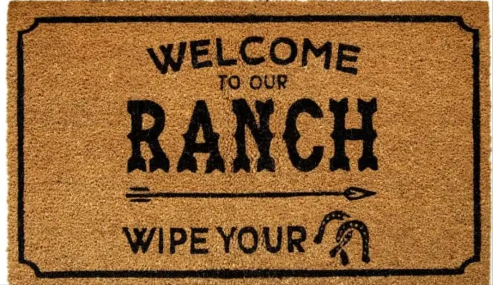 Ranch coir door mat
