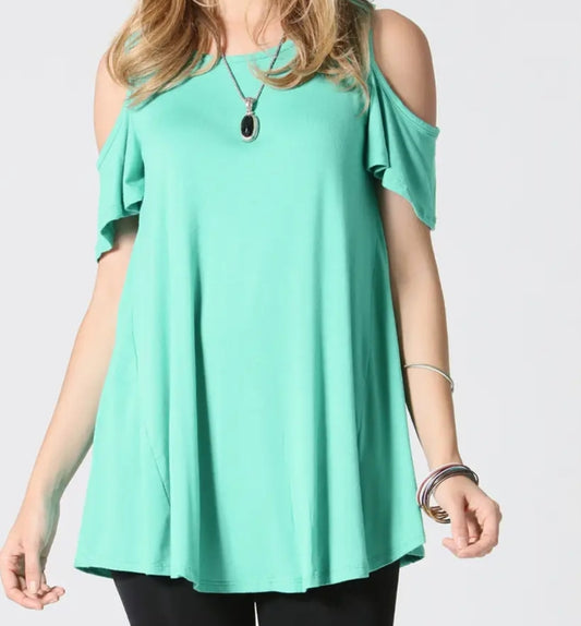 Women's plus size cutout swing Tunic